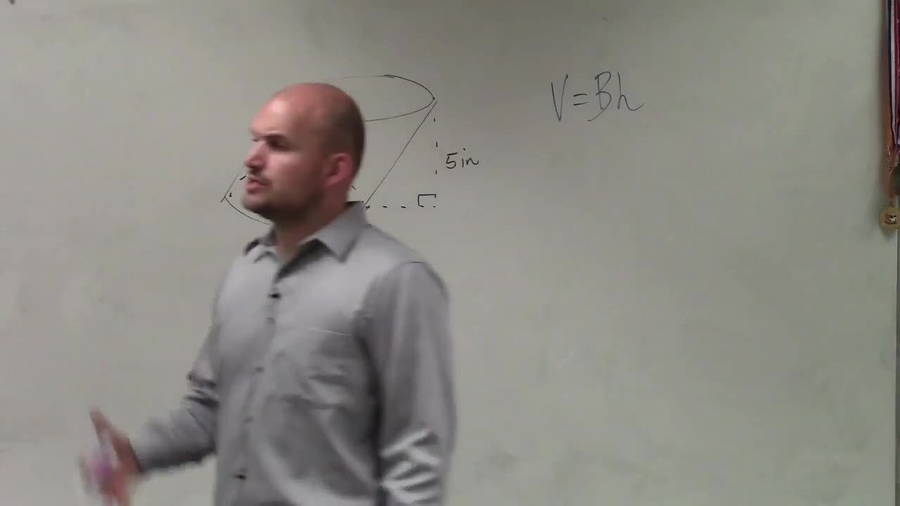 Volume Of An Oblique Cylinder
